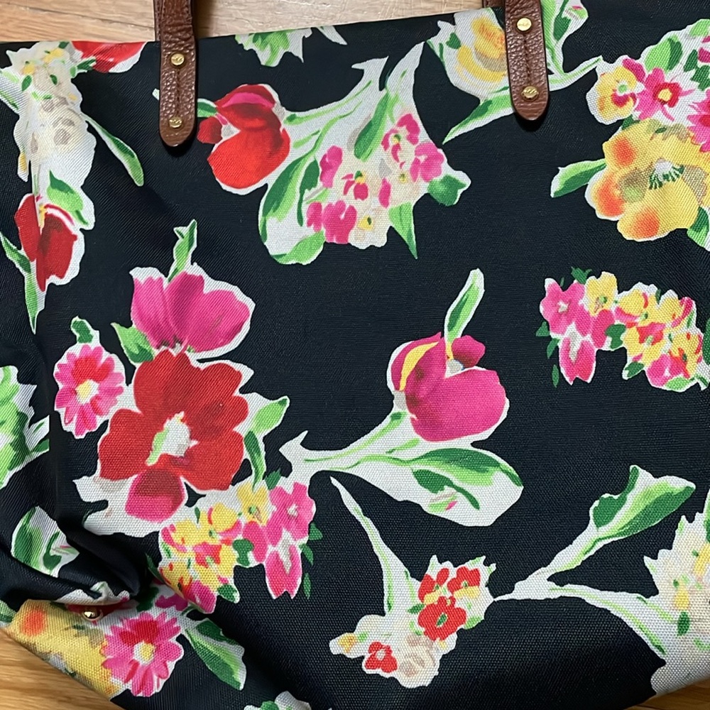 Ralph Lauren‎ floral print nylon tote bag - Picture 3 of 11